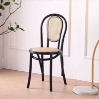 Chaise de salle à manger Thonet en bois courbé, en bois massif et rotin, pour restaurants, mariages, hôtels, cafés et projets hôteliers, mobilier de location