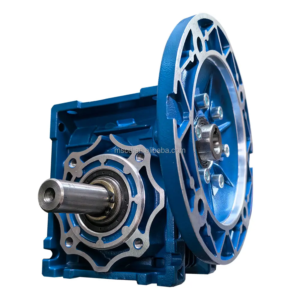 NMRV40 Ratio 100 RV 0.18kw Automatic Gearbox Transmission NMRV Shaft Mounted Gearbox With Flange