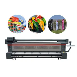 I3200 Head Direct To Fabric Flag Banner Display Stand Digital Printer Wide Format Integrated Textile Sublimation Inkjet Printer