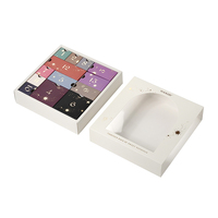 Caja de Calendario de Adviento Personalizada Premium, Caja de Regalo Plegable con 9 Ventanas, Impresión Personalizada para Navidad, Joyería y Sets de Belleza