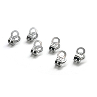 Assortiment de fermoirs à double anneau en acier inoxydable pour ventilateur de plafond Lampe Pull Loop Ball Chain Connector for DIY Crafts Jewelry Making