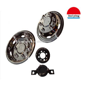 Tapa de Rueda de Acero Inoxidable Pulido de 16 Pulgadas para Camión/<span class=keywords><strong>Autobús</strong></span>, <span class=keywords><strong>6</strong></span> Tuercas, <span class=keywords><strong>6</strong></span> Orificios, Instalación Atornillada, Producto HY-016-015 - Product Image 5