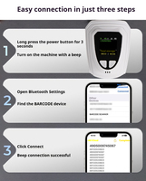 Escáner de código de barras inalámbrico 2D KEFAR Factory PDF417 lector de código QR de matriz de datos para inventario logístico de almacén