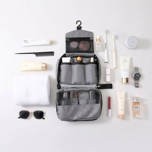 Travel Toiletry Bag Polyester Large Capacity Waterproof Portable Cosmetic Bag Custom Logo for <b>Men</b> Women Outdoor Business Trip - Product Image 4