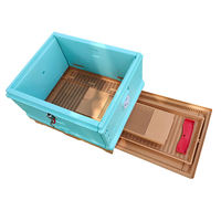 Cajas de Colmena Langstroth de 3 Niveles, Colmenas de Abejas, Colmenas de PVC para Apicultura