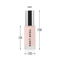 Fond de teint vegan personnalisé, blanchissant, imperméable, anti-brillance, fabricants en gros, marque privée, correcteur OEM, crème mate