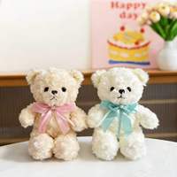 Peluche Ours Kawaii en Gros, Ours en Peluche à Nœud Papillon Couleurs Variées Styles Mixtes, Logo Personnalisé OEM pour Distributeur de Jouets