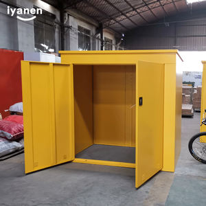 Vente chaude Armoire de rangement pour vélo jaune durable Grande capacité de rangement Casier à vélo - Product Image 2