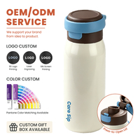 Bouteille d'eau isotherme à double paroi sans BPA, couleur personnalisée, avec couvercle à ouverture par pression, en acier inoxydable 304