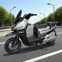 Moto Électrique 72V20A Double Personnalisable avec Logo – Phares Ronds 90/90-12 1200W pour Adultes
