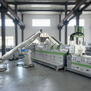Extrudeuse Monovis à Haute Capacité Contrôlée par PLC LvDao, Filtre à Tamis, <span class=keywords><strong>PC</strong></span>/LDPE/PP/HDPE/EVA, 45kW, Multi-tension, Garantie 1 An - Product Image 3