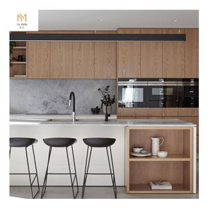 Mutfak su geçirmez yanmaz ev mobilya Modern ev için ayakta serbest duran Metal paslanmaz çelik tam mutfak dolabı mutfak - Product Image 5