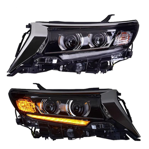 Conjunto de Faros Delanteros YU GUANG para Toyota <span class=keywords><strong>Prado</strong></span> 150, Faro Delantero 2018 2019 2020 2021, Actualización de Luz Delantera, <span class=keywords><strong>2</strong></span> Lentes, Faros Delanteros para <span class=keywords><strong>Prado</strong></span> 150 - Product Image 1