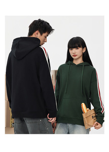 เสื้อฮู้ดผู้ชายไซส์ใหญ่พิเศษ380ก. เสื้อมีฮู้ดปักลายแบบเรียบสำหรับใส่เล่นกีฬาฤดูใบไม้ร่วง - Product Image 5
