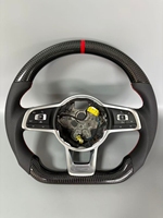 Volant sport en fibre de carbone Volkswagen VW amélioré et modifié avec affichage LED en option - Prix de gros