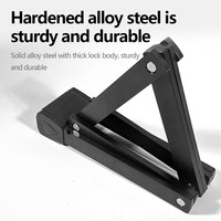 Candado de Cadena Plegable Ultra Seguro para Bicicletas, Diseñado para Áreas de Alto Riesgo, Compatible con Patinetes Eléctricos, Motocicletas y Bicicletas Plegables