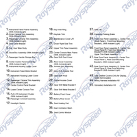 Nouvel intérieur pour Classe G W463 2002-2018 LHD, volant, tableau de bord, console, panneaux de porte, kit de conversion/mise à niveau