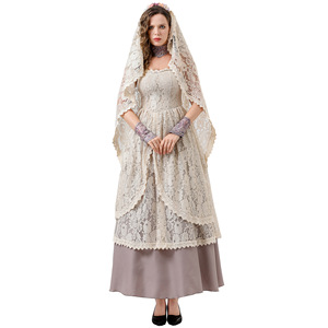 Mujeres Cosplay disfraz de Halloween Horror fantasma muerto <span class=keywords><strong>cadáver</strong></span> Zombie vestido de novia - Product Image 1