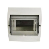 Boîtier de distribution électrique en plastique HT, capacité 3-36 circuits, IP54, étanche à la pluie pour extérieur, avec loquet pour transmission d'énergie électrique