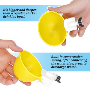 Gia cầm Thiết bị tự động gà vịt và ngỗng uống Bát động vật uống nước máng gia cầm uống - Product Image 6