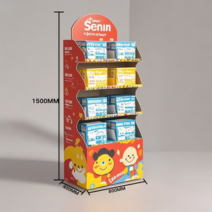 Soporte de exhibición para tienda Estante de exhibición de encimera de cartón apilable plegable Impresión personalizada de color personalizado para una impresión efectiva - Product Image 5