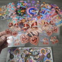 Lot en gros de décalcomanies personnalisées imperméables pour gobelets A5 de 16 oz, motifs Gemstone Fruit, impression par transfert UV DTF, pour gobelets effet boule à neige