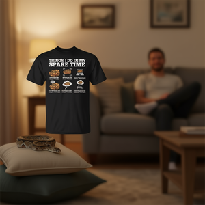 T-shirt pour les amoureux des serpents : les choses que je fais pour mon python ball pythone - Product Image 3