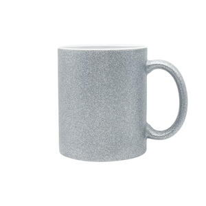 Mug à sublimation, tasse en céramique pailletée 301-400ml, finition nacrée, transfert thermique, cadeau pour offrir en promotion - Product Image 1