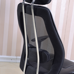 <span class=keywords><strong>Silla</strong></span> de Oficina Ejecutiva Moderna de Cuero PU en Negro, Diseño Ergonómico con Función Giratoria, Muebles de Oficina - Product Image 4