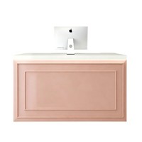 Ensemble de mobilier de salon commercial en cuir : Fauteuil de lavage de cheveux avec armoire et miroir, idéal pour salon de coiffure et usage domestique