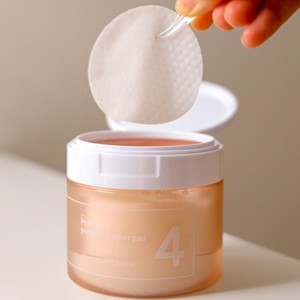 Chăm Sóc Da Hàn Quốc Cứu Trợ Đỏ Trà Xanh Làm Sạch Miếng Đệm Numuzin Số 4 Lỗ Chân Lông Không Bóc Vỏ Trứng Mực Pad 190Ml/70 Miếng Đệm - Product Image 3