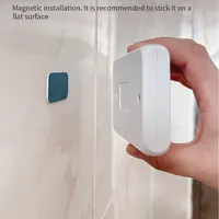 Lampu LED Dinding Sensor Gerak Nirkabel Magnetik, Dapat Diisi Ulang via USB, untuk Lemari, Kabinet, Tangga, Dapur, Lampu Malam