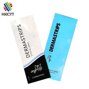 Customized mini 3 side seal sachet bags plastic packing bag medical package chocolate bar wrapper