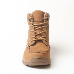 Fabricant usine de chaussures de sécurité personnalisées pour hommes bout en acier cuir antidérapant imperméable résistant aux coups de couteau s3 vente en gros - Product Image 2