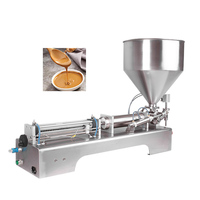 Machine de remplissage pneumatique semi-automatique pour bouteilles, idéale pour sauces, crèmes, pâtes, cosmétiques, beurre de cacahuète, tomate