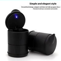 Cendrier de voiture personnalisé lumière LED Portable classique multi-fonction 4S magasin emballé cendrier boîte forme personnalisable