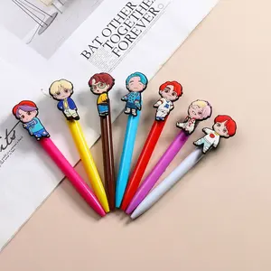 בסיטונאות כדורי עט bts-קידום מכירות BTS קוריאה כתיבה עיתונות סוג BTS Kpop חמוד ג 'ל עט כדורי