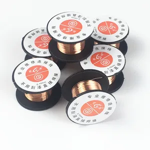 10pcs Đồng hàn dây 0.1mm PCB liên kết Jumper dây bảo trì nhảy dòng cho điện thoại di động máy tính PCB hàn sửa chữa - Product Image 1