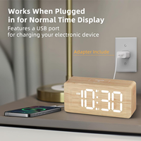 Jam LED Digital Alarm Ganda Fungsi Snooze Logo Warna Dapat Disesuaikan Suara Keras Elektronik Dapat Diredupkan Angka Besar Untuk Tidur Nyenyak Modern