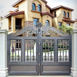 Cổng nhôm sân phong cách Châu Âu đúc nhôm cổng biệt thự cửa Điện Cổng vườn - Product Image 3