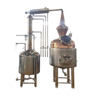Nouveau design équipement de distillation d'huile essentielle machine d'extraction de distillateur d'huile essentielle d'herbe de cuivre pour le safran roase