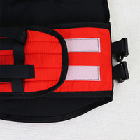 Gilet de sauvetage réglable en coton pour chien avec matériau réfléchissant Manteau de sécurité d'été à la mode Style dessin animé Pet Dog Swim Gear