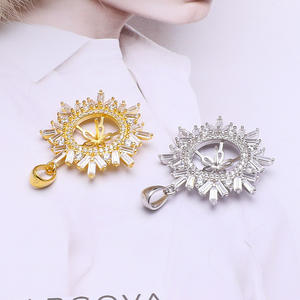 ชุดเครื่องประดับเงินแท้ S925 รูปเกล็ดหิมะ ประกอบด้วยจี้ ต่างหู และแหวน แบบเปิด ปรับขนาดได้ พร้อมไข่มุก อุปกรณ์ DIY สำหรับทำเครื่องประดับ - Product Image 2