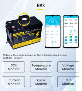 Bateria de Lítio Fotovoltaica 12v 24v 100ah 200ah 300ah para Carros, Ciclos Longos para Carrinhos de Golfe e RV - Product Image 3
