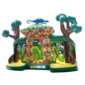 <span class=keywords><strong>2020</strong></span> Offre Spéciale Forêt Thème Château Combo gonflable Toboggan château Gonflable pour enfants - Product Image 1