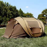 Tente portable de grande taille imperméable, tentes de camping, tentes pop-up, tentes d'extérieur