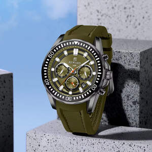 Reward 832258M Luxury Silicone Quartz <b>Men's</b> <b>Watch</b> Multi Functional Luminous <b>Waterproof</b> Chronograph Calendar <b>Watches</b> <b>for</b> <b>Men</b> - Product Image 2