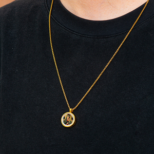 GIVELUCK 3D liontin kotak perhiasan keagamaan gambar "Wanita kami bantuan abadi" pola disesuaikan untuk grosir perhiasan pelanggan - Product Image 3