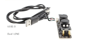 Nhà máy 2 <span class=keywords><strong>Megapixel</strong></span> UVC ổ đĩa miễn phí 3D liveness phát hiện WDR nhận dạng khuôn mặt binocularl ống kính kép máy ảnh mô-đun USB2.0 - Product Image 4