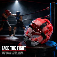 Casque en mousse trempée Woosung, équipement de protection essentiel pour les arts martiaux, pour le taekwondo